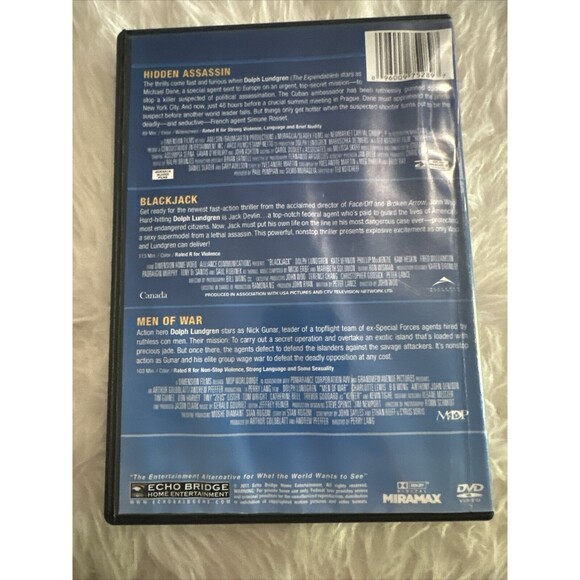 Dolph Lundgren Triple Feature: Hidden Assassin, Black Jack, Men Of War - Picture 2 of 4